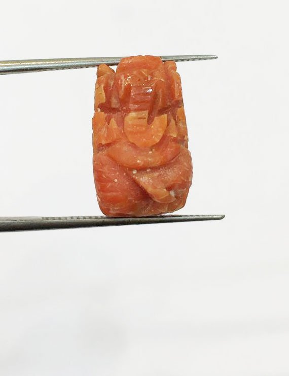 10.33 ct Natural Certified Ganesh Moonga